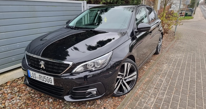 Peugeot 308 cena 58999 przebieg: 78000, rok produkcji 2019 z Polkowice małe 497
